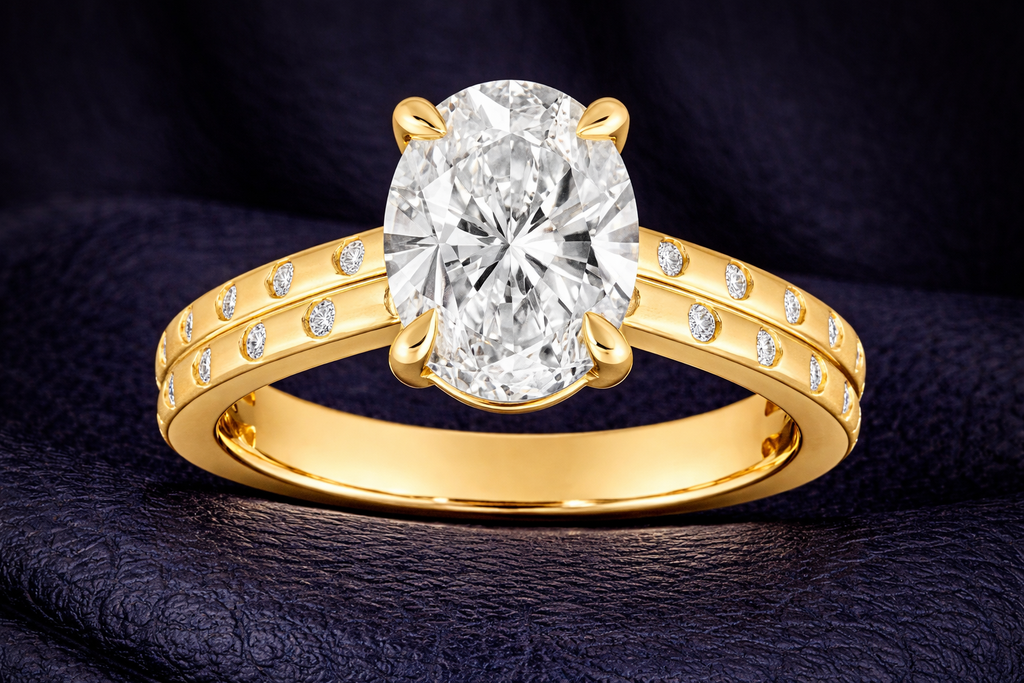 Oval Engagement Ring 2.70cts