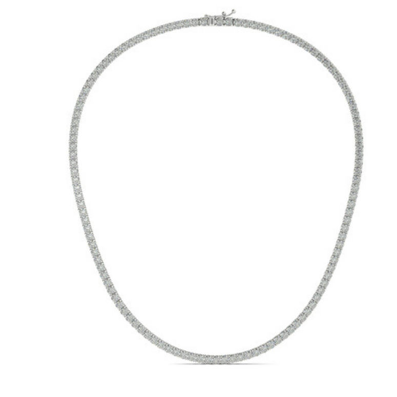 18ct White Gold Diamond Necklace