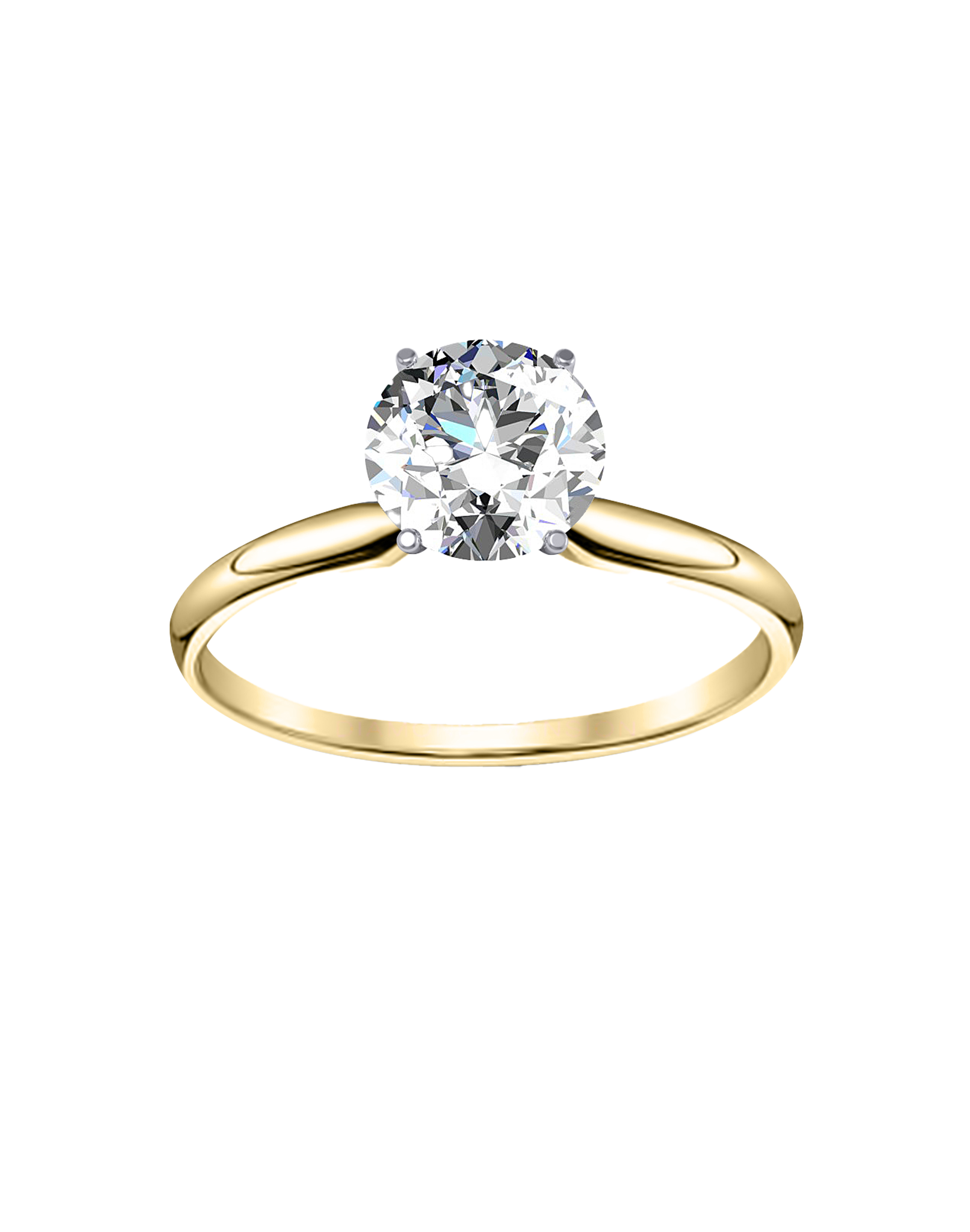 9ct Solitaire Diamond Ring 1 carat