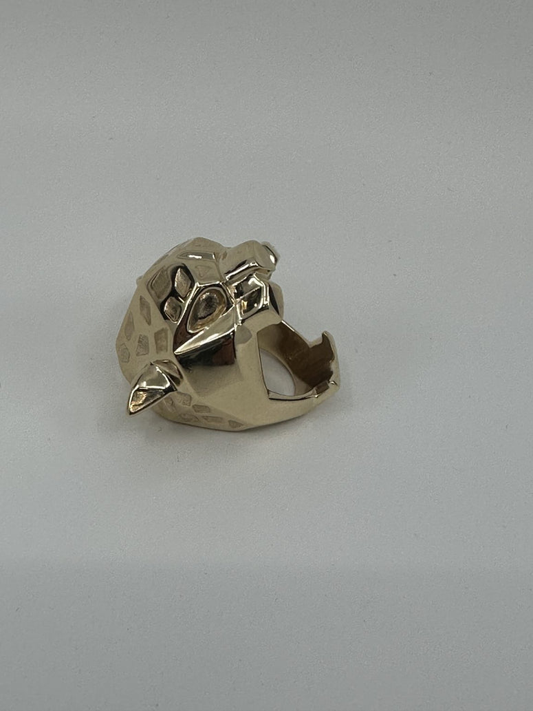 LIMITED EDITION 9CT LION / LEOPARD Gold Ring