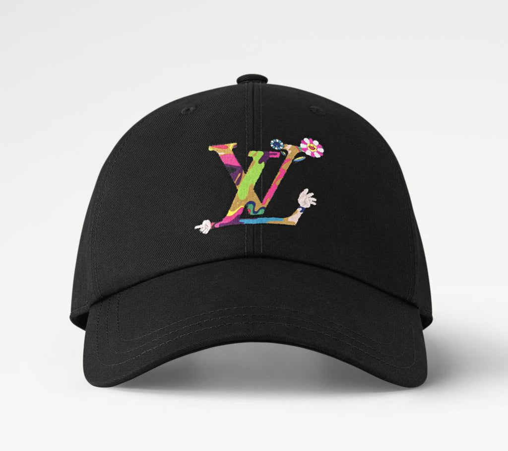 Louis Vuitton x Takashi Murakami Superflat Cap Black Rare