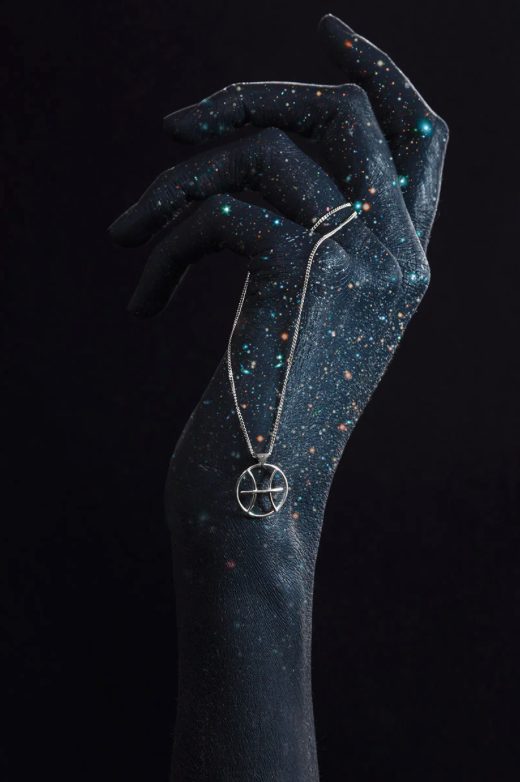 Karen Walker Pisces Necklace Silver