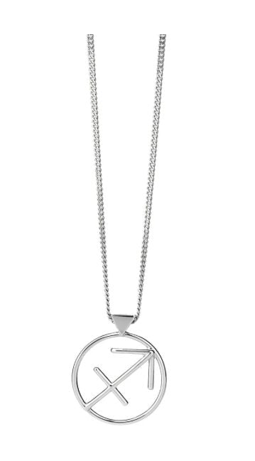 Karen Walker SAGITTARIUS NECKLACE SILVER