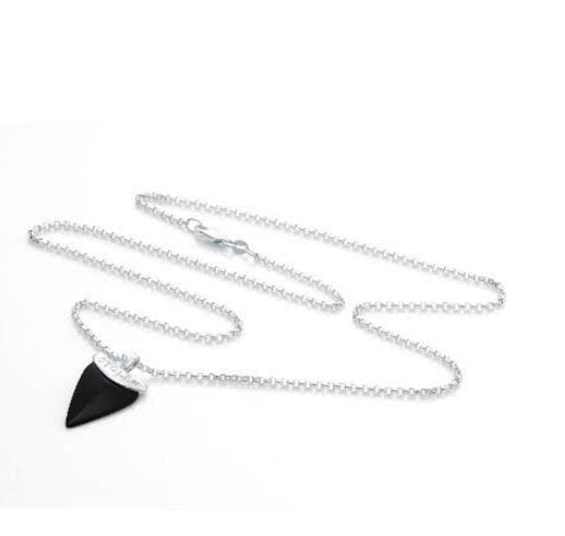 Stolen Girlfriends Sabre Jaws Cola Quartz Necklace Silver