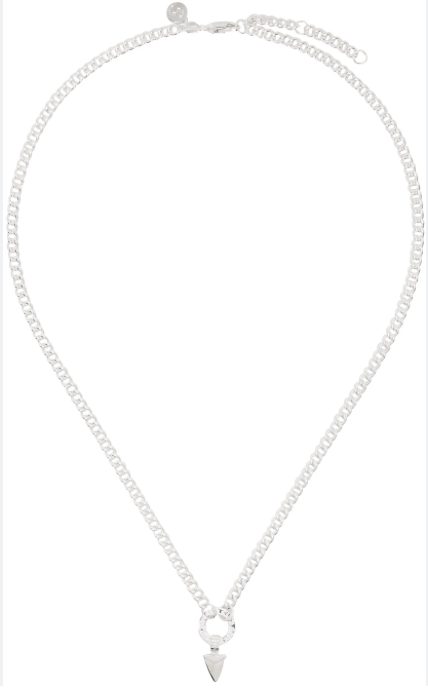 Stolen Girlfriends Club Silver Halo Tooth Necklace