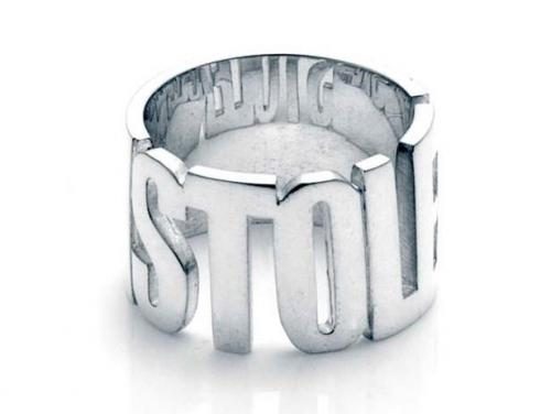 Stolen Girlfriends Club Bold Cut-Out Logo Ring