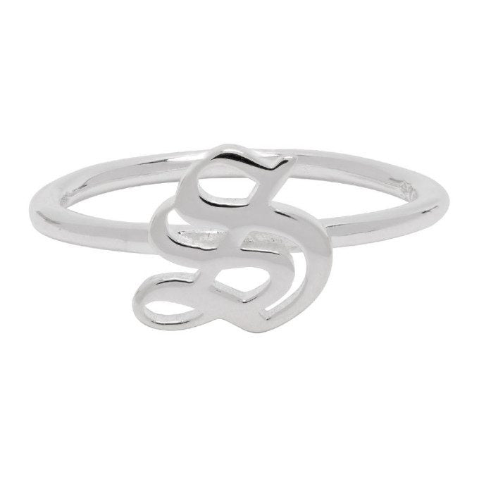 STOLEN GIRLFRIENDS CLUB | GOTHIC STAMP STACKER RING - L