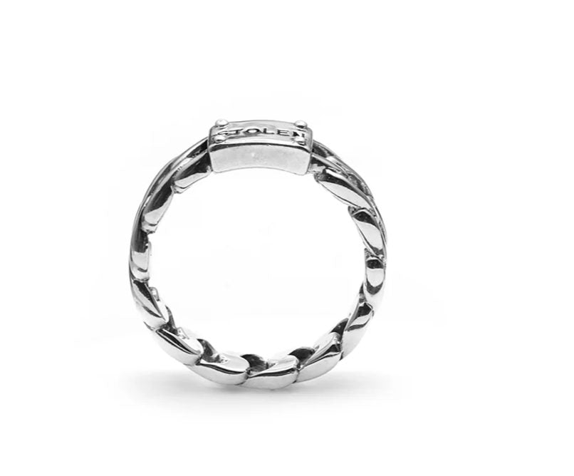 STOLEN GIRLFRIENDS CLUB | CURB RING SLIM - Size L