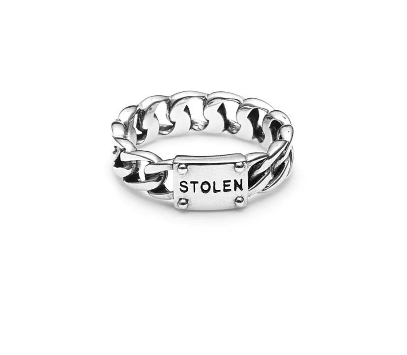 STOLEN GIRLFRIENDS CLUB | CURB RING SLIM - Size L