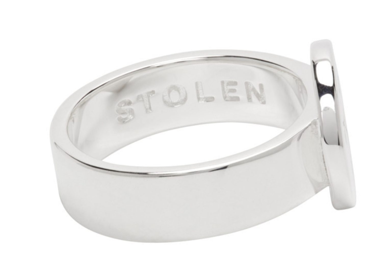 STOLEN GIRLFRIENDS CLUB | Silver S-Logo Cap Ring - Size N