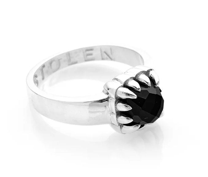 STOLEN GIRLFRIENDS CLUB |STOLEN BABY SLAW ONYX RING - L