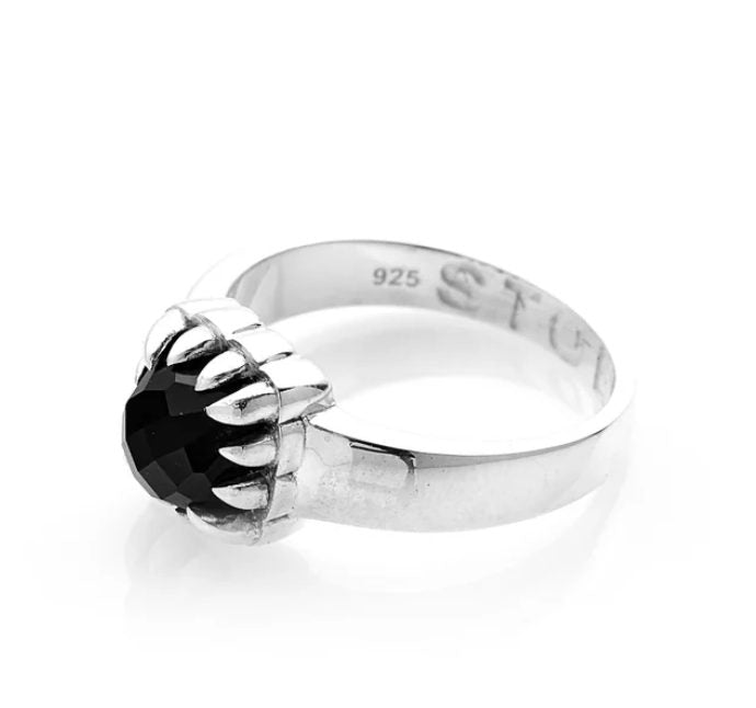 STOLEN GIRLFRIENDS CLUB |STOLEN BABY SLAW ONYX RING - L