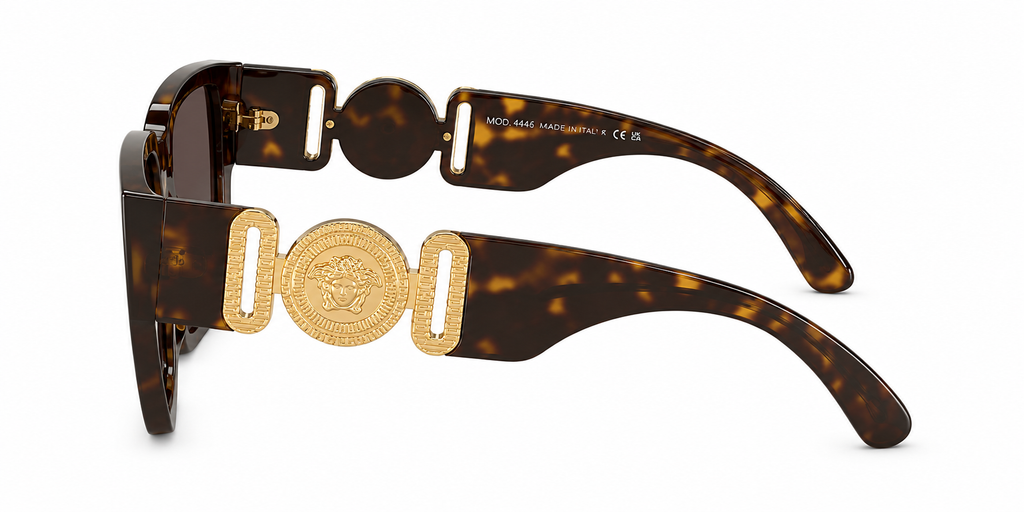 Versace VE4483D Havana Square Sunglasses