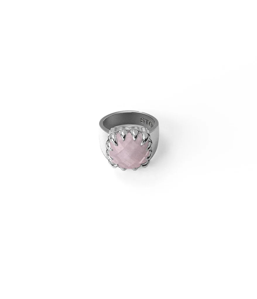 Stolen Girlfriends Club Claw Ring – Rose Quartz