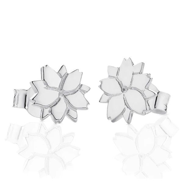 MEADOWLARK CHERRY BLOSSOM STUDS - STERLING SILVER