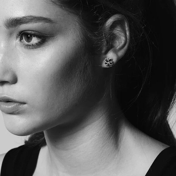 MEADOWLARK CHERRY BLOSSOM STUDS - STERLING SILVER