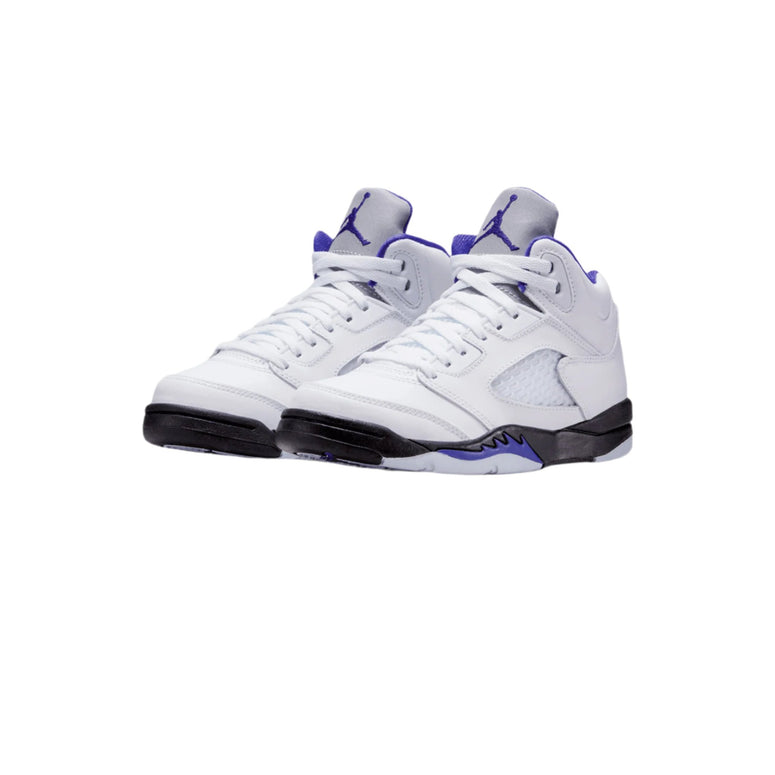 Jordan 4 White Dark Concord Black PS