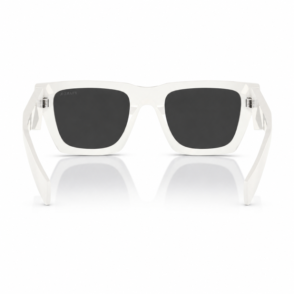 Prada Symbole SPR17W White Geometric Sunglasses