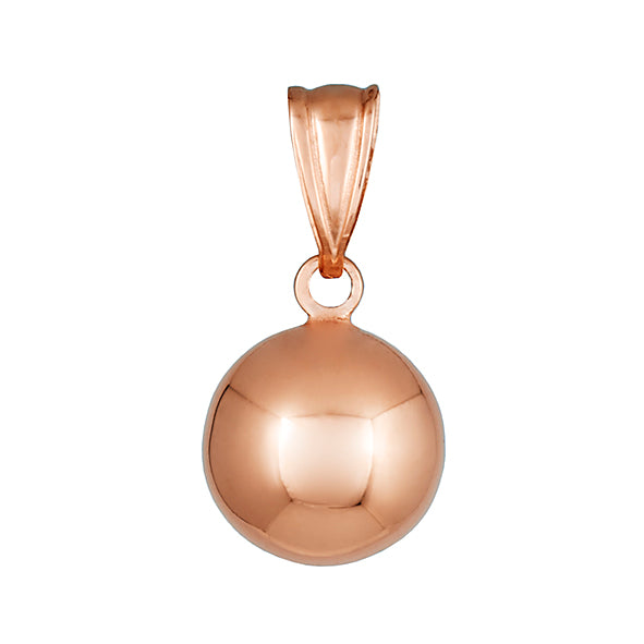 9ct Rose orb Pendant