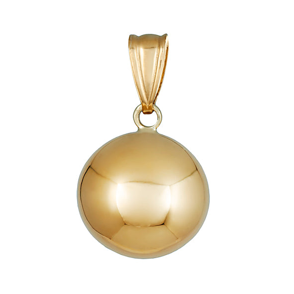 9ct Golden orb Pendant