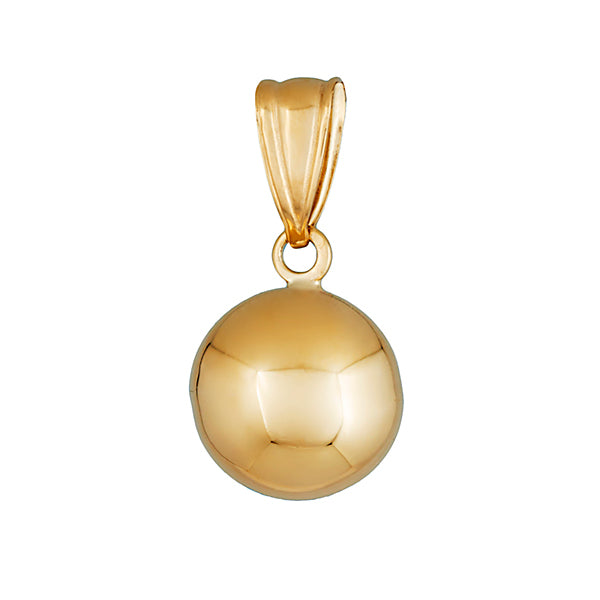 9ct Golden orb Pendant