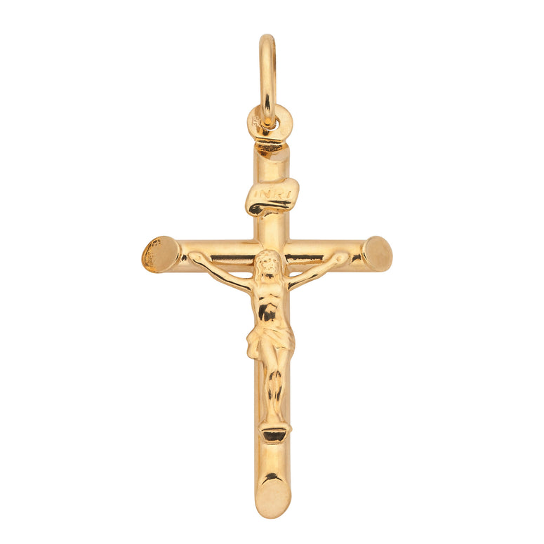 9ct Sacred Light Crucifix Pendant