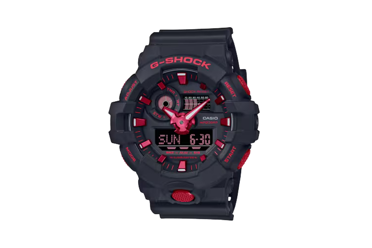 G-SHOCK “Black Fire” GA-700BNR-1A
