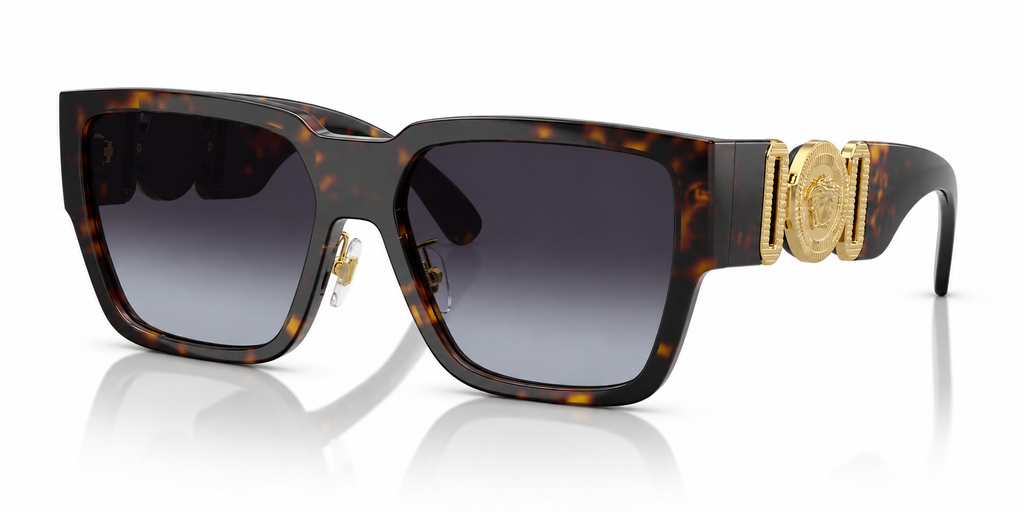 Versace VE4483D Havana Square Sunglasses