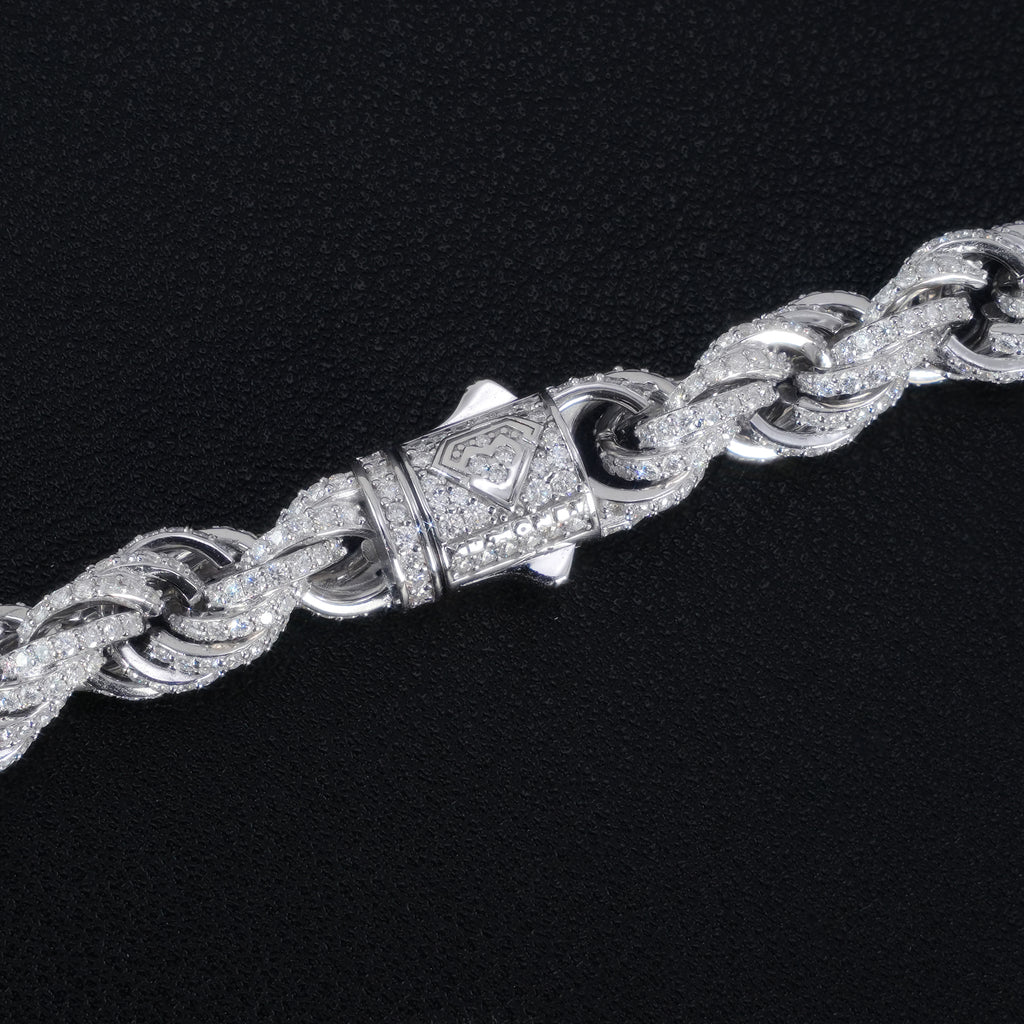 Fully Iced Out Rope Chain