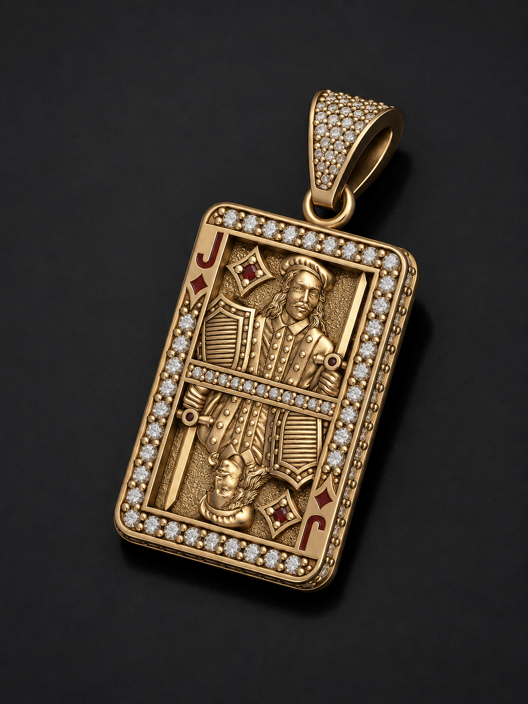 Diamond Jack Card Pendant - Casino Royale
