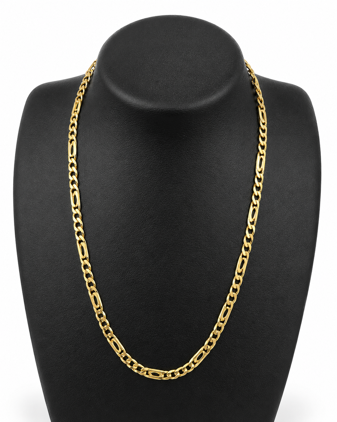 9ct Gold Figaro Chain 45cm 5mm 18g
