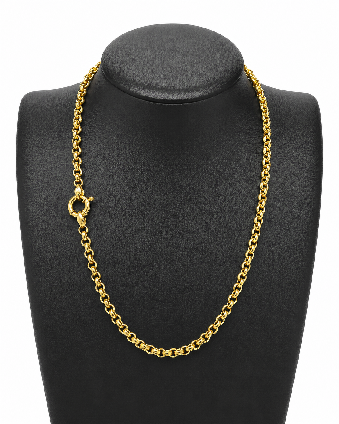 Gold Belcher Chain 45cm 6mm 15.8g