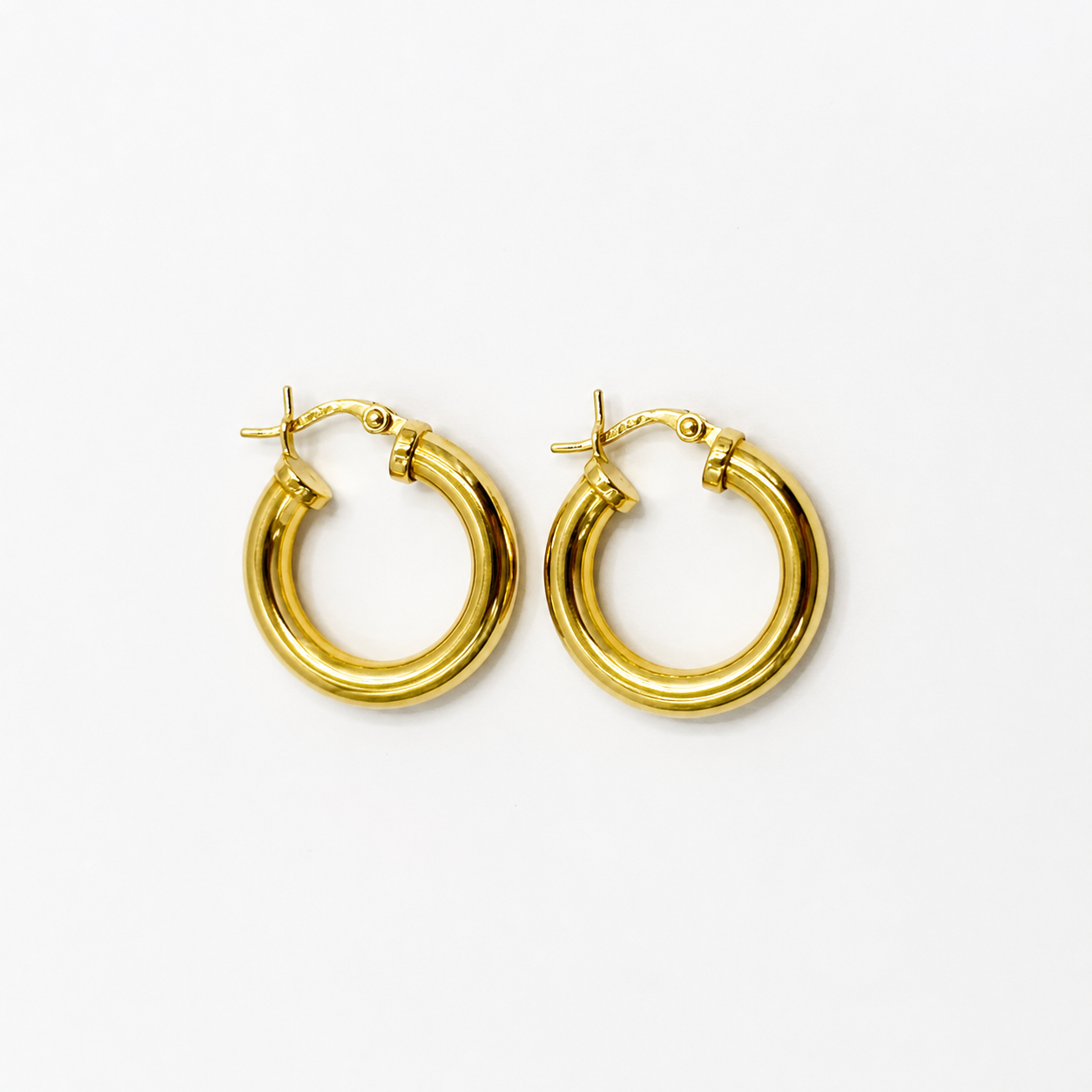 9ct Yellow Gold Hoop Earrings