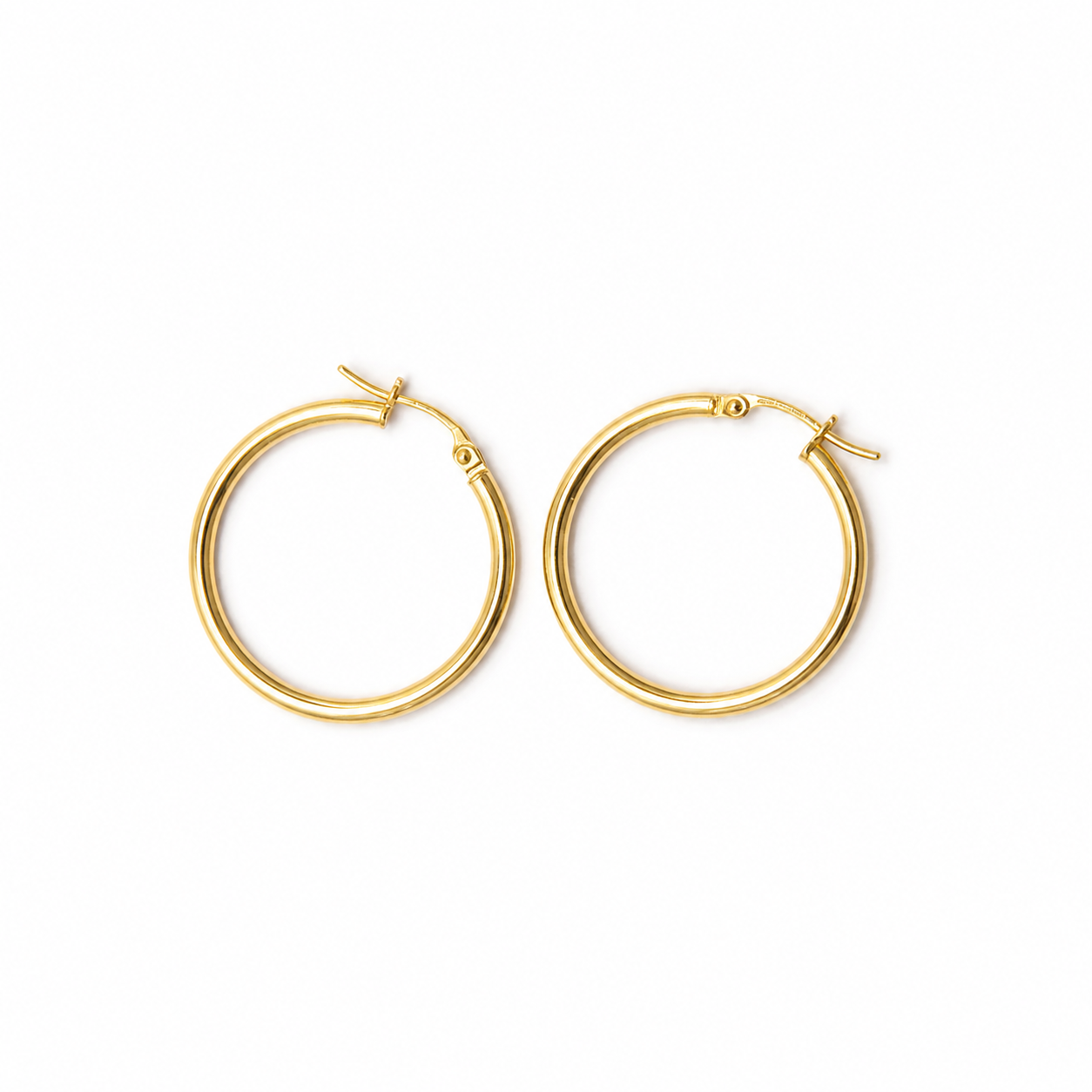 9ct Yellow Gold Hoop Earrings