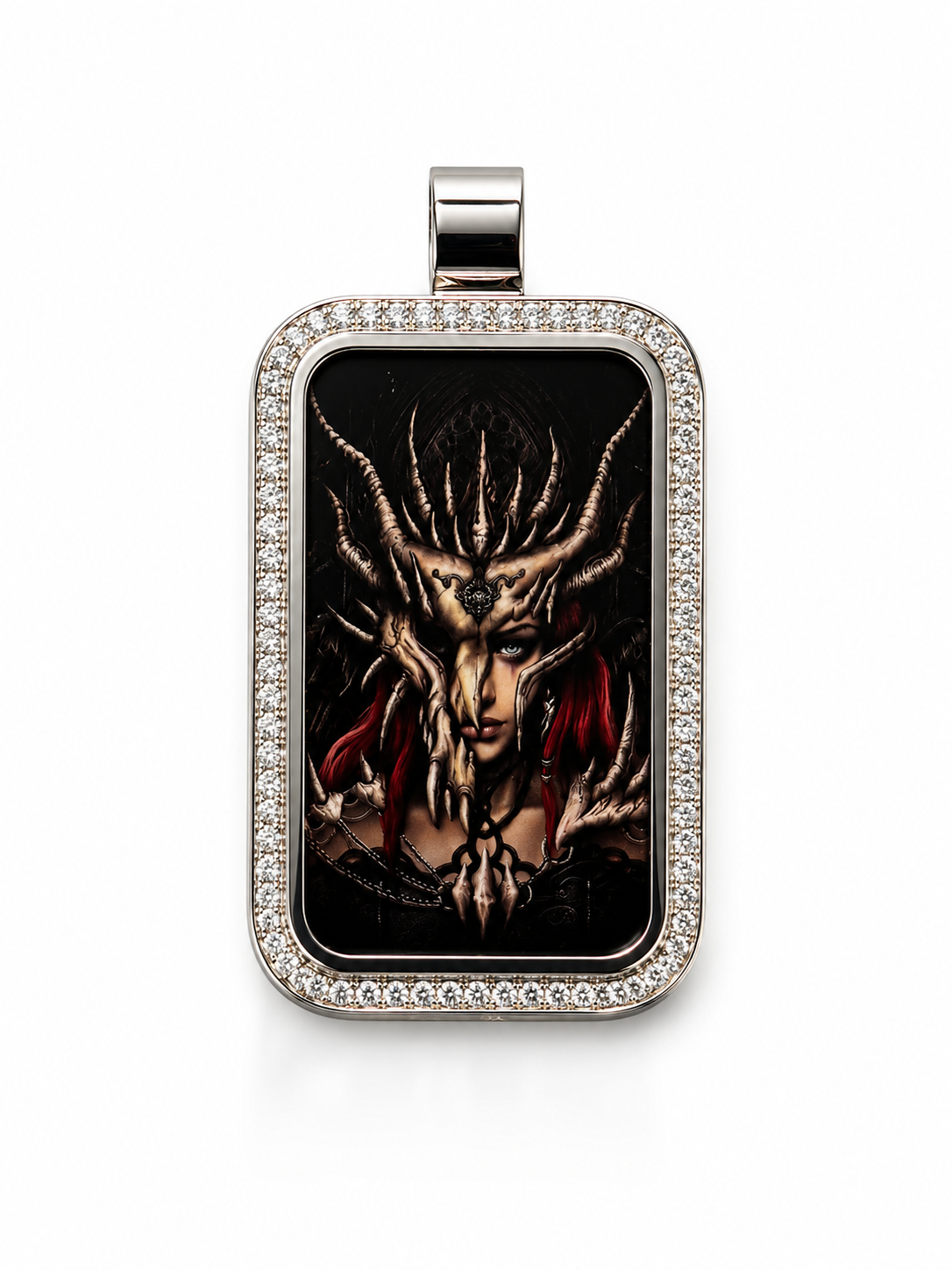 1 oz Dragon Mask Pendant