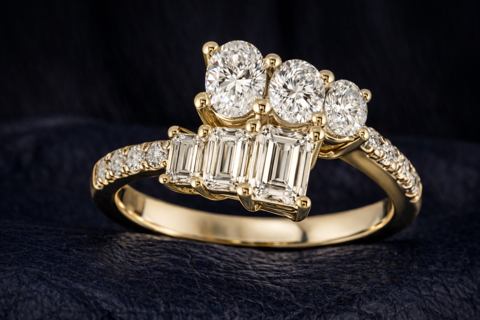Diamond Trilogy Ring 3cts
