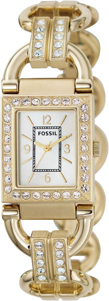 Fossil Ladies Gold Crystal Watch - ES2506