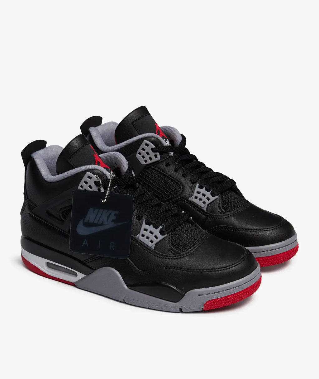 Air Jordan 4 Retro "Bred Reimagined" - Black