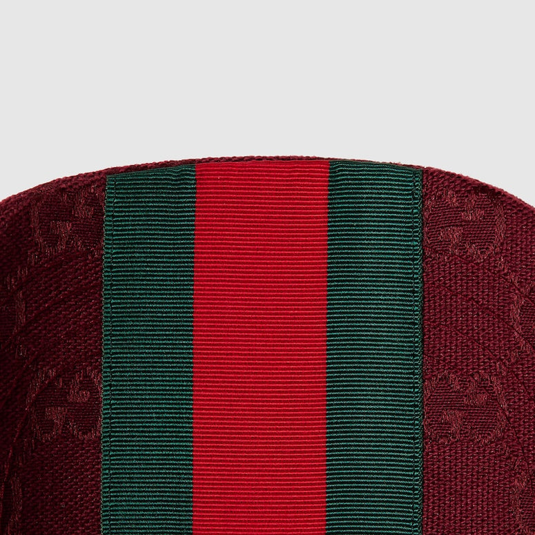 Gucci GG Canvas Baseball Hat Rosso Ancora Red