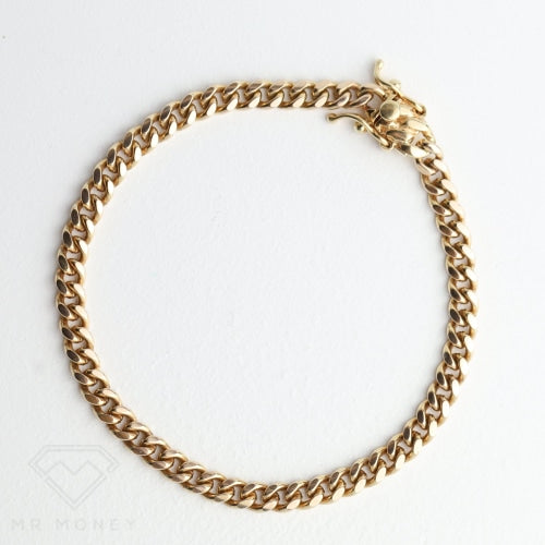 9Ct Gold Bracelet Curb Link Bracelets