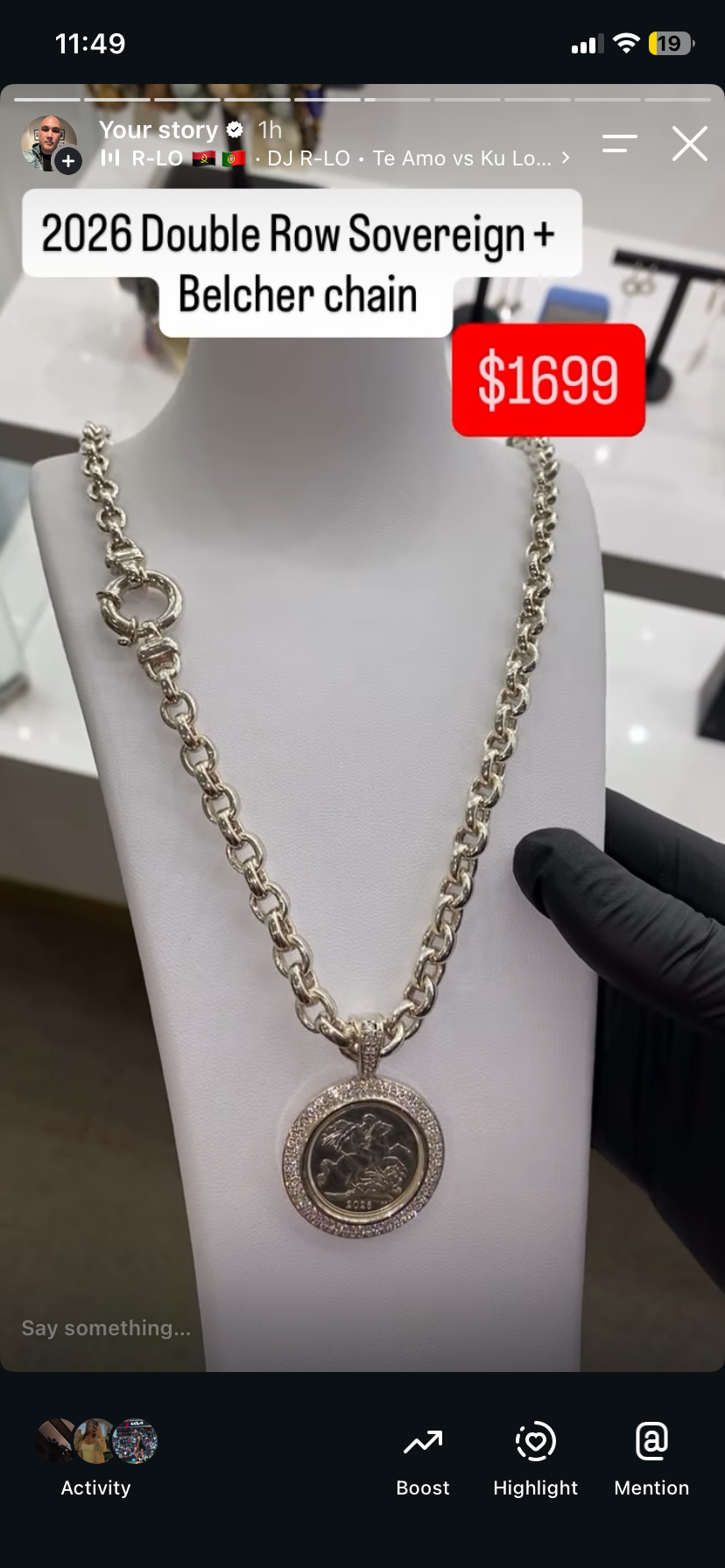 2026 Double Row Sovereign + Belcher chain