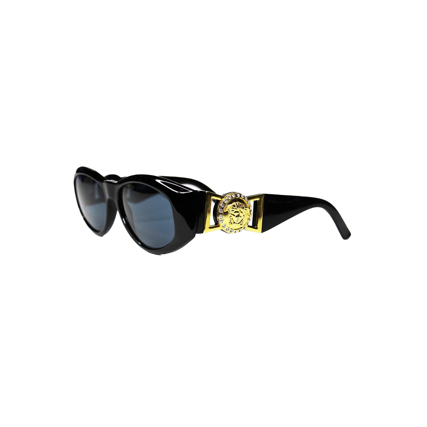 Vintage Gianni Versace Medusa Crystal Notorious B.I.G Sunglasses