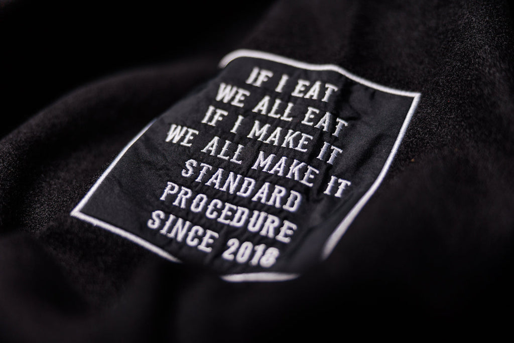 Avenue Varsity Black Jacket