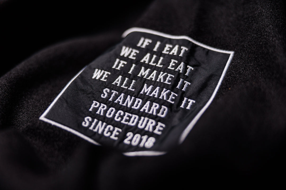 Avenue Varsity Black Jacket