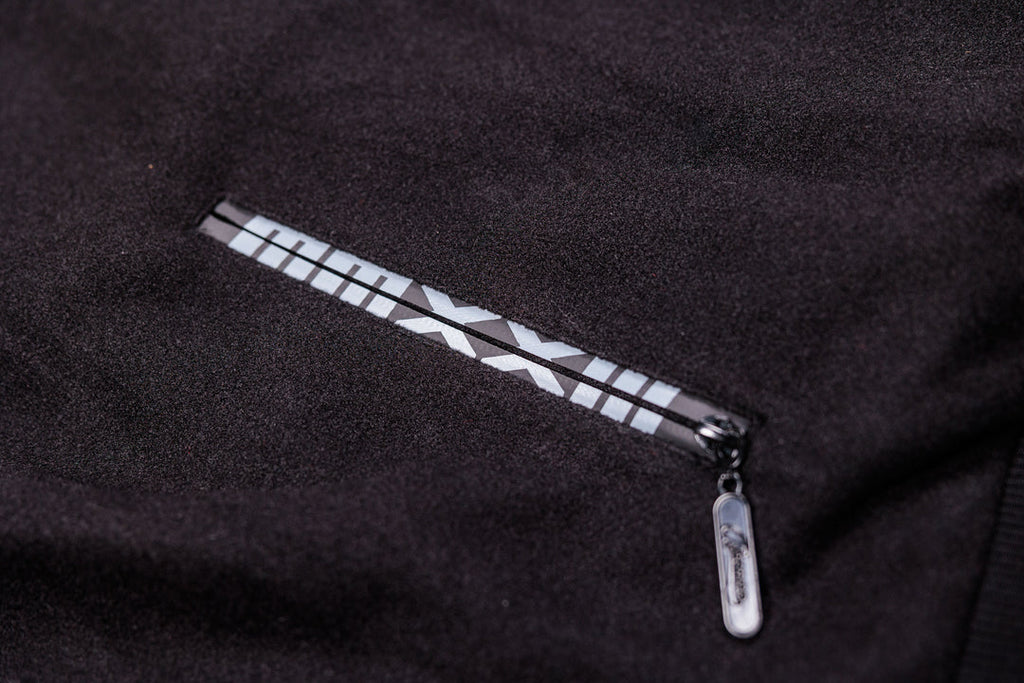 Avenue Varsity Black Jacket