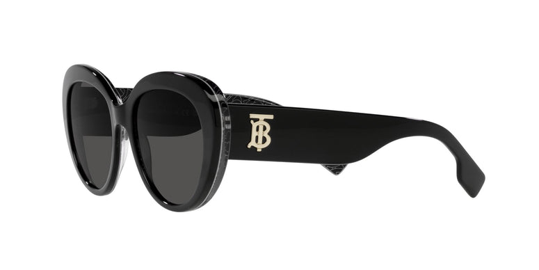 Burberry Rose Black Sunglasses