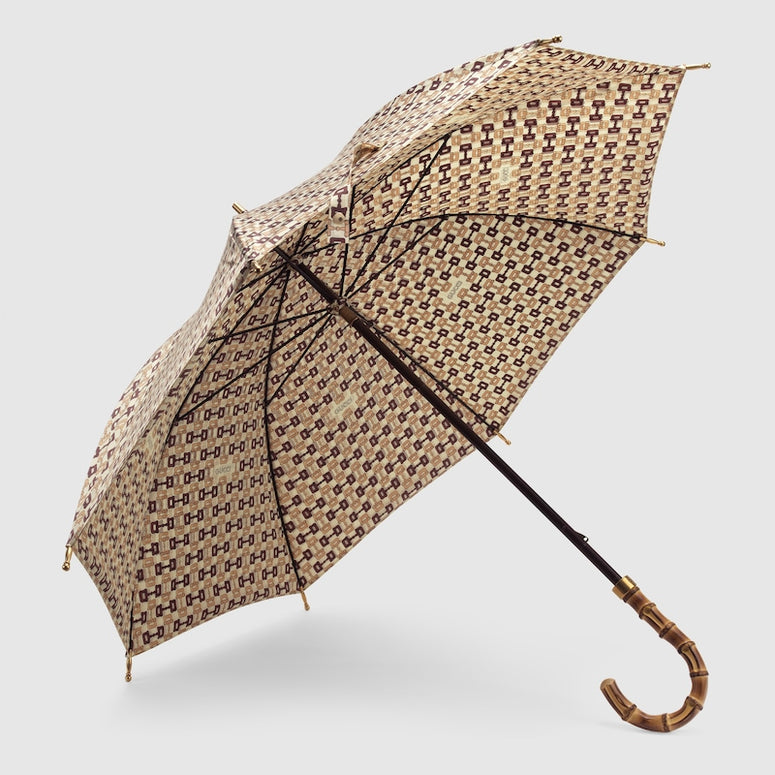 Gucci Horsebit print nylon umbrella