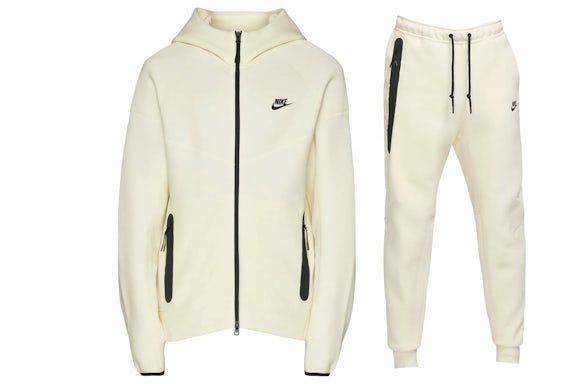 Nike Sportswear Tech Fleece Hoodie & Joggers Set Coconut Milk/Black