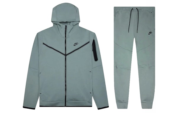 Nike Sportswear Tech Fleece Hoodie & Joggers Set Mica Green/Black