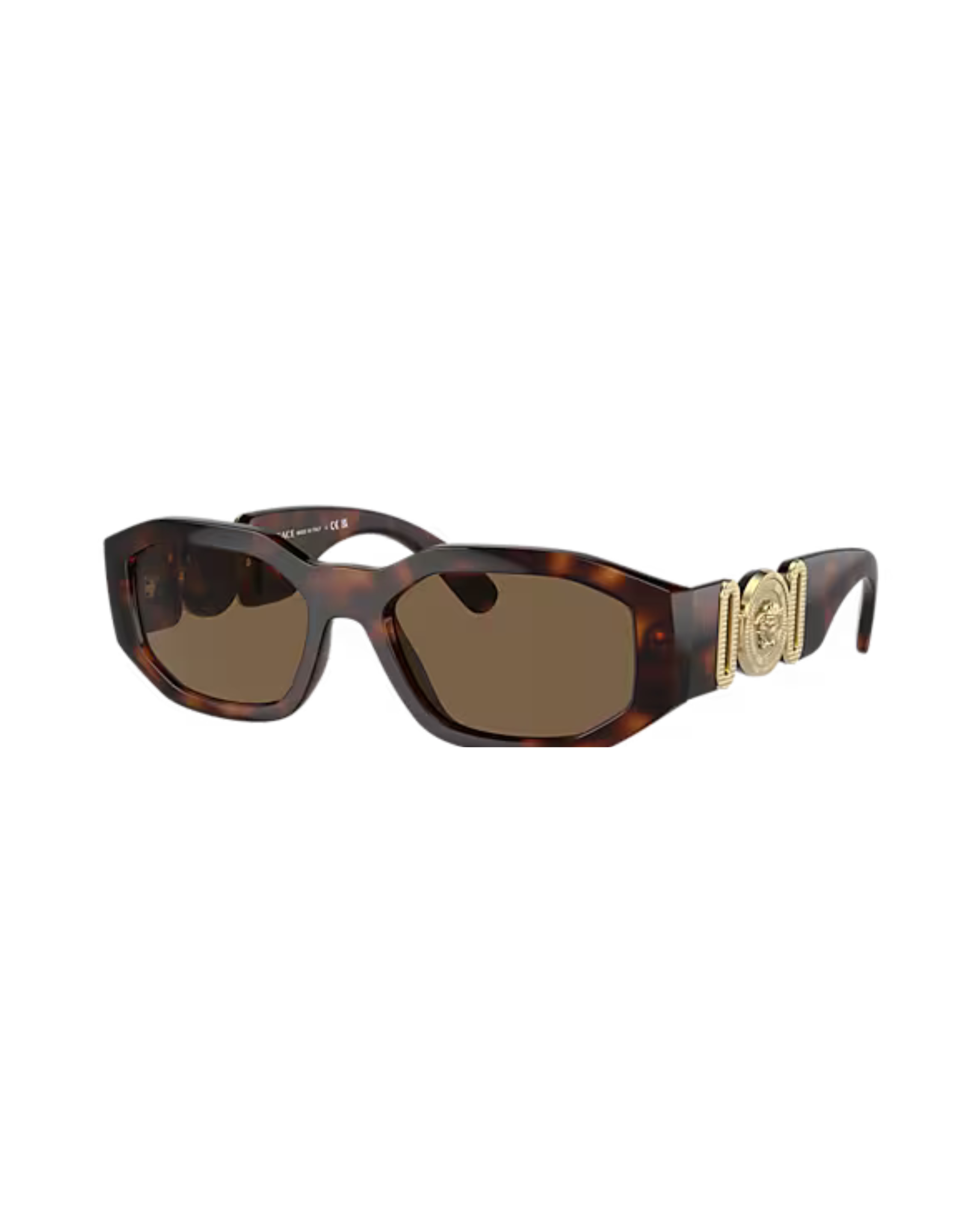 Versace Havana Medusa Sunglasses